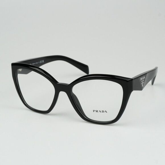 NEW Prada PR20ZV 16K1O1 Black Women Cat Eye Eyeglasses PR 20ZV - Picture 4 of 10